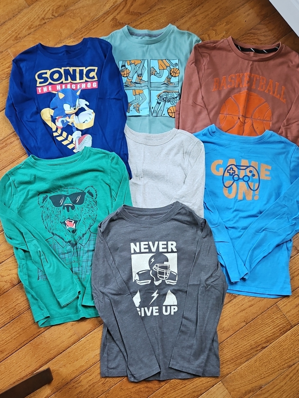 Boys Graphic Long-Sleeve Shirts